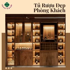 20 Mẫu Tủ Rượu Đẹp, Hiện Đại Nhất Cho Phòng Khách 2025