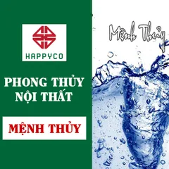 Phong thủy nội thất phòng khách cho người mệnh Thủy gặp may mắn, nhiều tài lộc