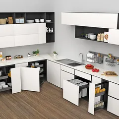 Phụ kiện nội thất: Bí quyết nâng tầm giá trị cho tủ bếp, tủ áo, kệ gỗ