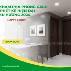 Khám Phá Phong Cách Thiết Kế Hiện Đại- Xu Hướng 2024