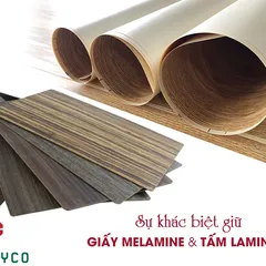 Sự khác biệt giữa giấy Melamine và tấm Laminates