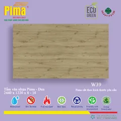 Tấm Ván Nhựa PIMA Đen W39 - Giải Pháp Hoàn Hảo cho Mọi Nhà