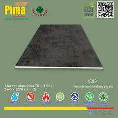 Khám Phá Sự Đột Phá Của Tấm Ván Nhựa PIMA DL Trắng-C03