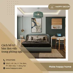 5 Bí Quyết Bố Trí Bàn Làm Việc Trong Phòng Ngủ Tiện Dụng