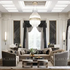 Bộ sưu tập +47 Mẫu Thiết Kế Nội Thất Biệt Thự Tân Cổ Điển Đẹp 2023