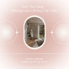 Biệt Thự Sang - Không Gian Gỗ Đẹp Tối Giản