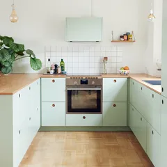 Thiết kế phòng bếp ngọt ngào với tông màu Pastel