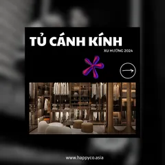 Xu Hướng Tủ Cánh Kính Tối Giản 2024