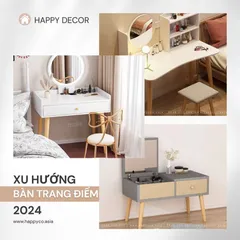 20+ Xu Hướng Bàn Trang Điểm Hiện Đại 2024