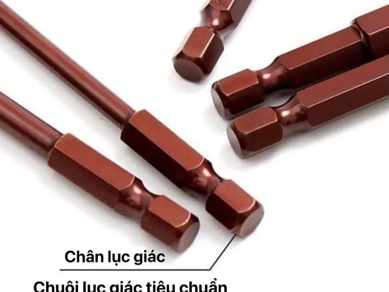 Đầu lục giác H4 dành cho máy bắn vít Dài 100mm