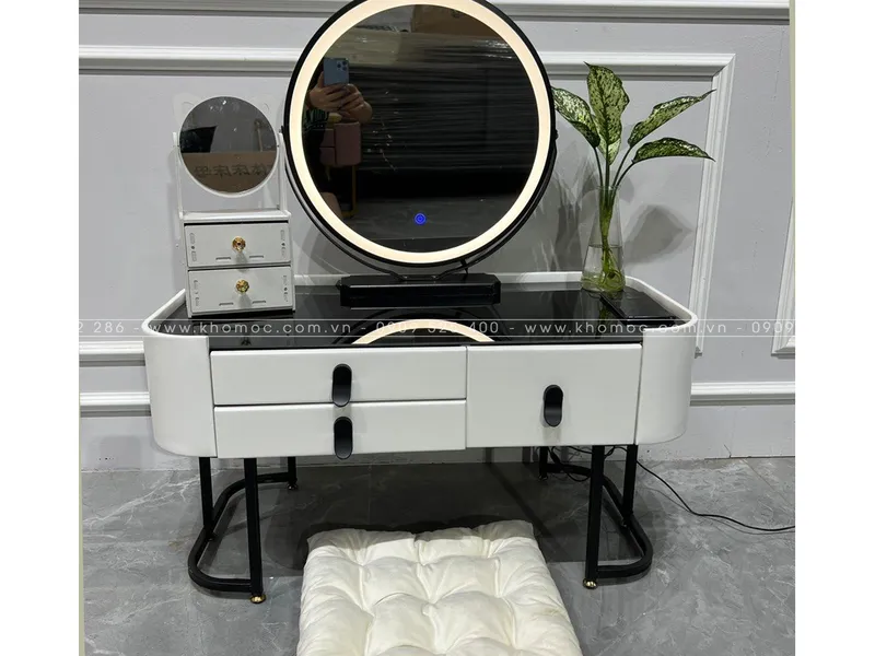 BÀN TRANG ĐIỂM GỖ MDF BỌC NHỰA TN-B1