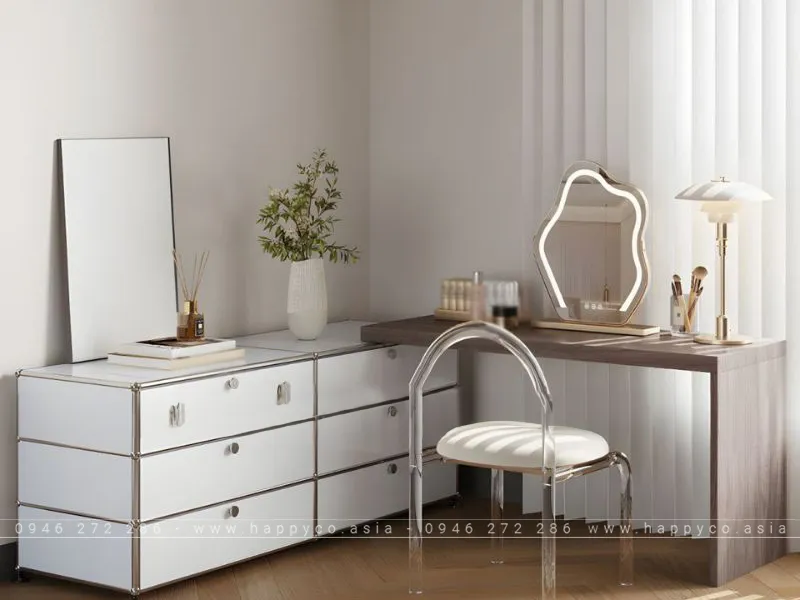 BÀN TRANG ĐIỂM GỖ CÔNG NGHIỆP MDF BP6851