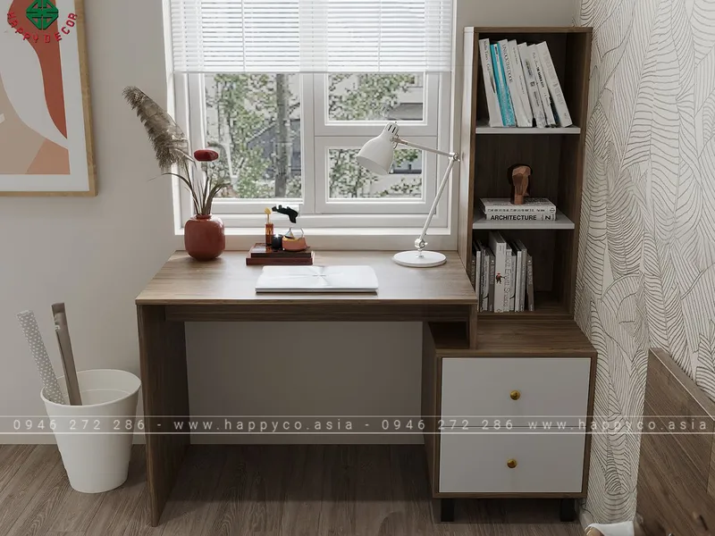 Bàn làm việc cá nhân tại nhà hiện đại BV6812