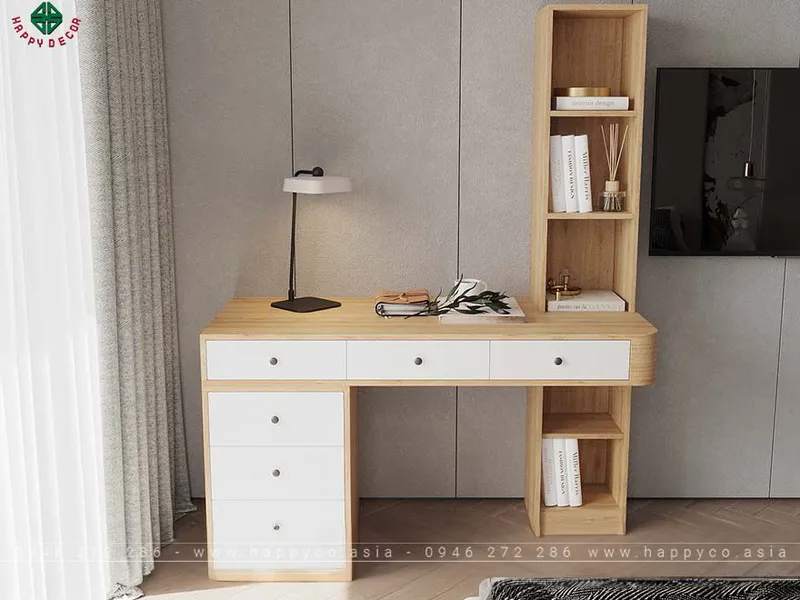 Bàn làm việc tại nhà bằng gỗ BV6818