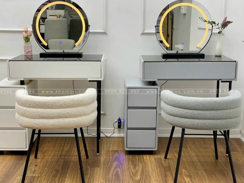 BÀN TRANG ĐIỂM GỖ MDF BỌC NHỰA TN29
