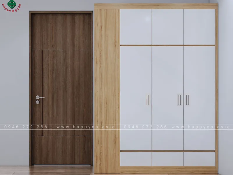 Tủ quần áo đẹp cho chung cư TA6823