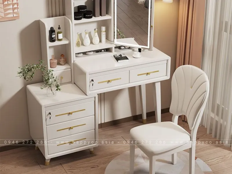 BÀN TRANG ĐIỂM GỖ CÔNG NGHIỆP MDF BP6848
