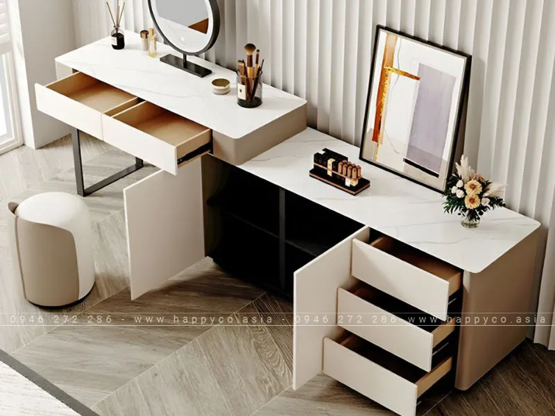 BÀN TRANG ĐIỂM VÁN MDF SANG TRỌNG - BP6826