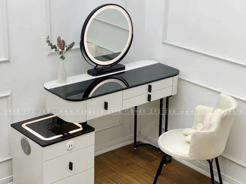BÀN TRANG ĐIỂM GỖ MDF BỌC NHỰA TN36
