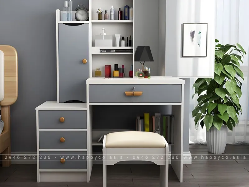 BÀN TRANG ĐIỂM GỖ CÔNG NGHIỆP MDF BP6849