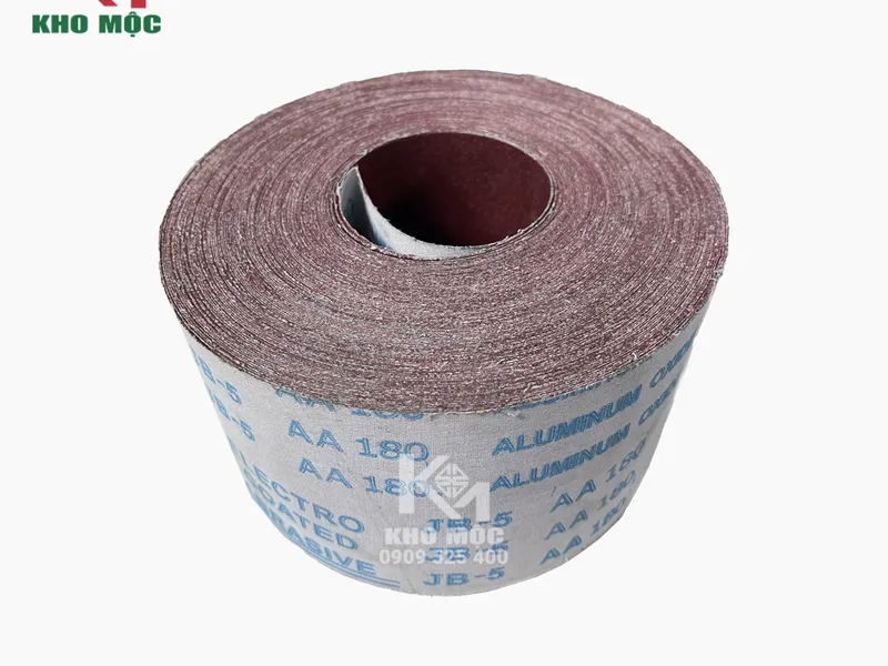 Giấy Nhám Cuộn JB5/Nhám vải cuộn JB5 Bản Rộng 100mm