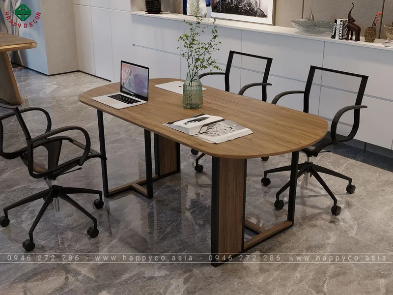 Mẫu bàn họp văn phòng nhỏ gọn tối ưu diện tích BH6807