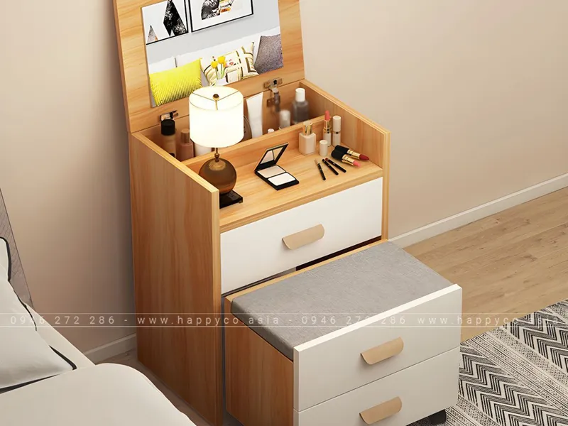 BÀN TRANG ĐIỂM GỖ CÔNG NGHIỆP MDF TIỆN LỢI BP6840