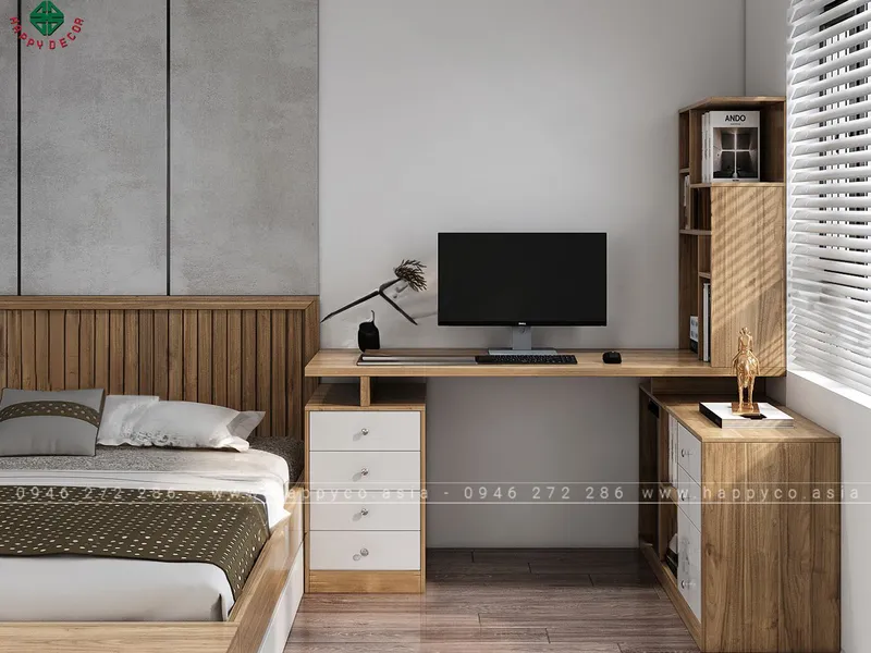 Bàn làm việc có tủ ngăn kéo BV6811