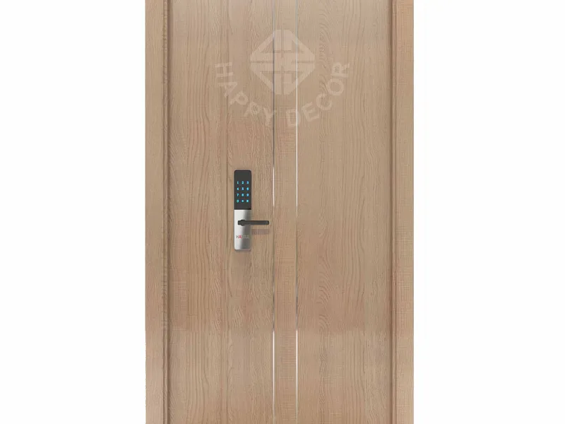 Cửa nhựa gỗ Composite hai cánh mẹ con VD-09