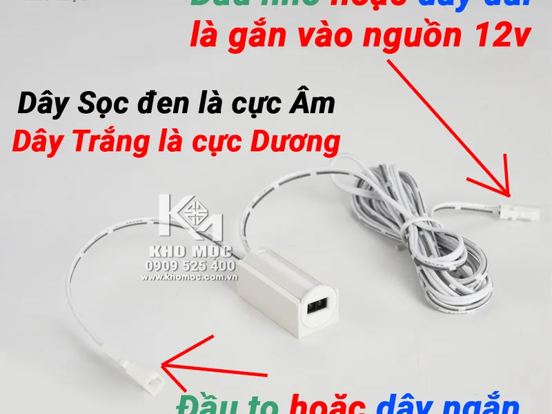 Cảm Biến Đóng Mở 1 Cánh Dùng Cho Đèn LED - LOẠI 1