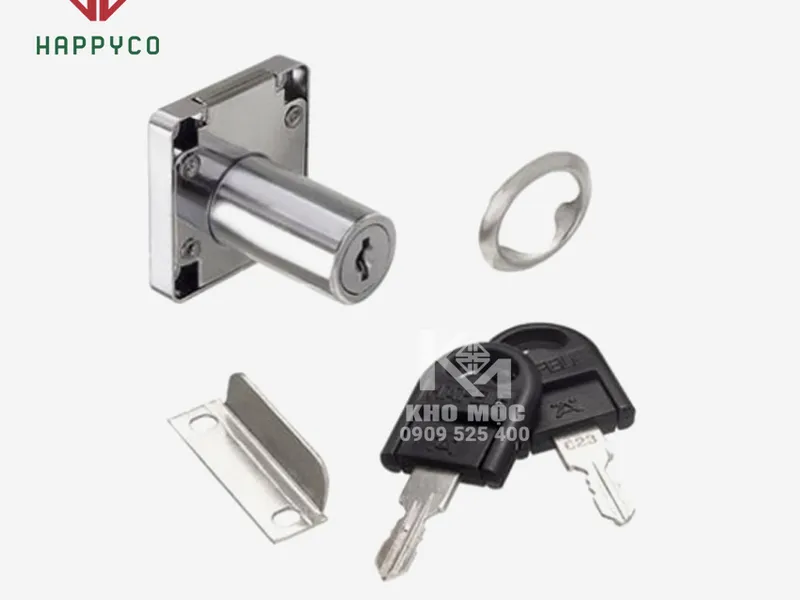 Khóa Vuông 232.01.220 Hafele chìa bẻ nhựa 22mm