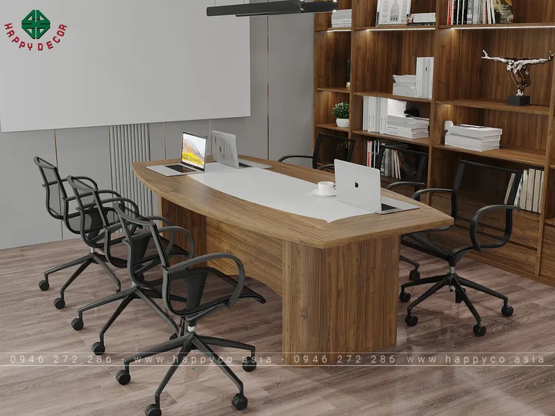 Bàn họp văn phòng gỗ công nghiệp BH6803