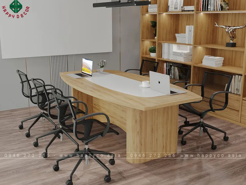 Bàn họp văn phòng gỗ công nghiệp BH6803