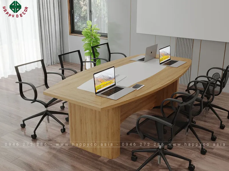 Bàn họp văn phòng gỗ công nghiệp BH6803