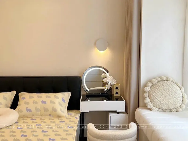 BÀN TRANG ĐIỂM GỖ MDF BỌC NHỰA TN25