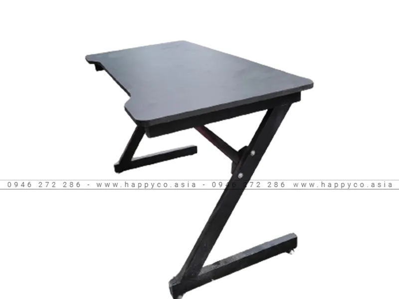 Bàn chữ Z gỗ mặt khuyết
