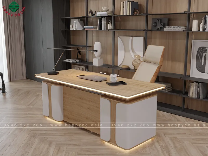 Bàn làm việc giám đốc hiện đại BGD6801