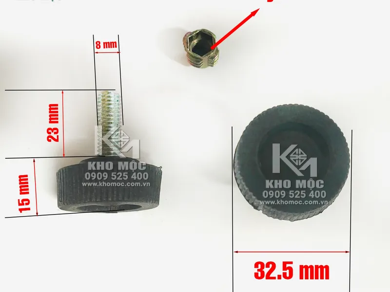 Chân Đế Tăng Chỉnh Có Kèm Ốc Cấy