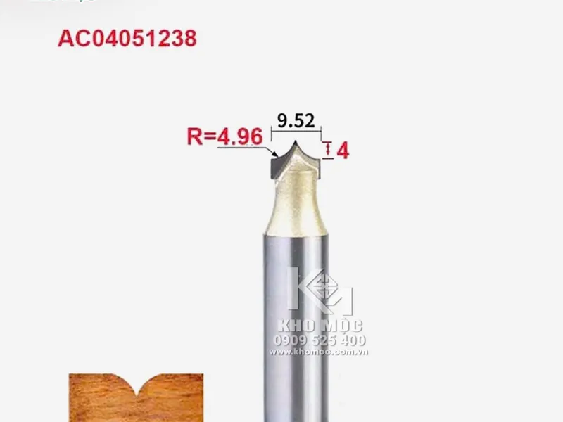 Mũi soi mũi tên Tideway LC0405 - mũi soi rãnh 3D 