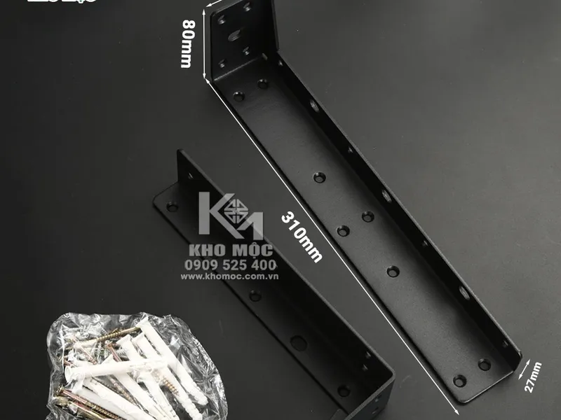 KE Đỡ Kệ / Màu Đen