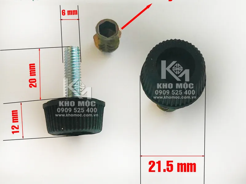 Chân Đế Tăng Chỉnh Có Kèm Ốc Cấy