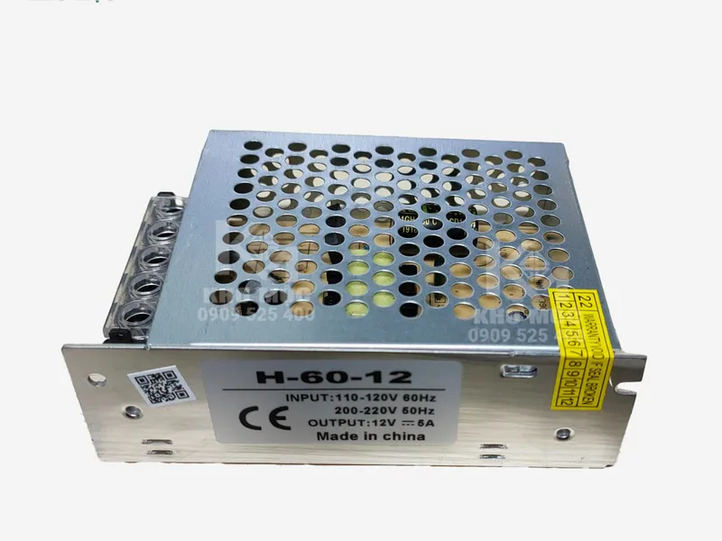 Nguồn Tổ Ong 5A / 12V / 60W