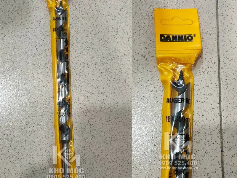 MŨI KHOAN GỖ XOẮN ỐC DANNIO Φ18 LY