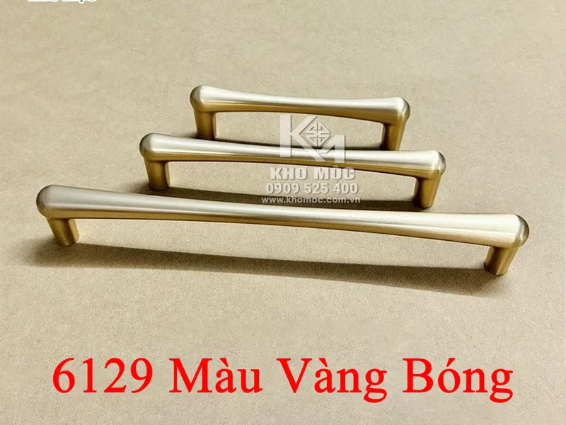 Tay nắm Màu Vàng Bóng - Mã 6129