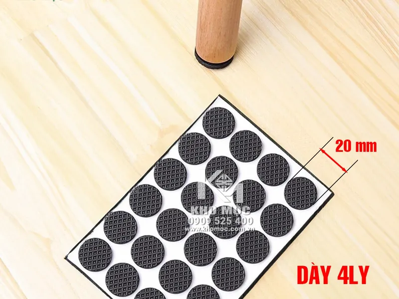 MIẾNG XỐP LÓT CHÂN BÀN GHẾ