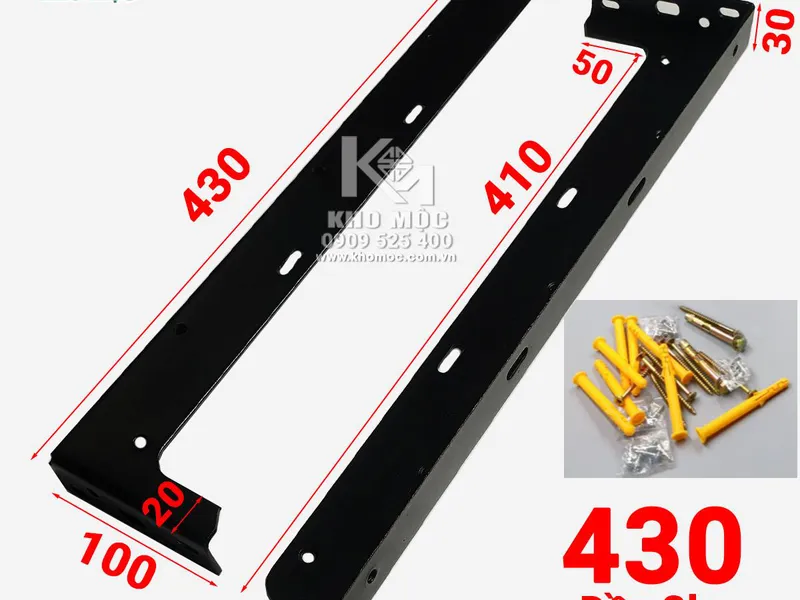 KE Đỡ Kệ / Màu Đen