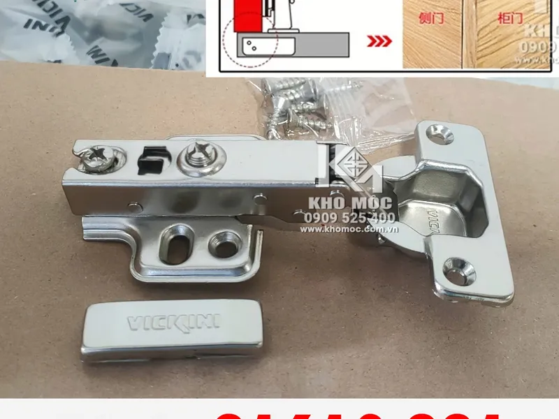 Bản Lề VICKINI 01418 Giảm Chấn ( Bịch 2 Cái )