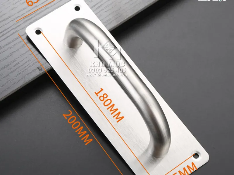 Tay nắm cửa INOX 65x200