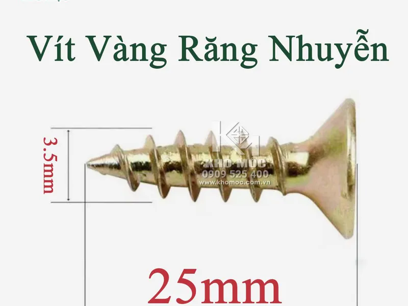 Vít Nhuyễn 7 Màu - Vít Vàng Nhuyễn