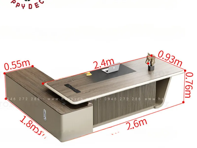 Bàn làm việc giám đốc cao cấp BGD6802